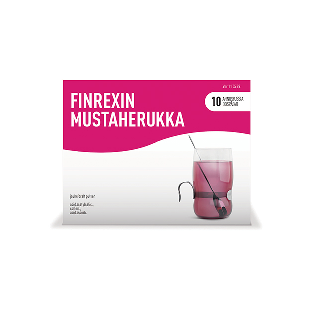 Finrexin Mustaherukka 10 Etu