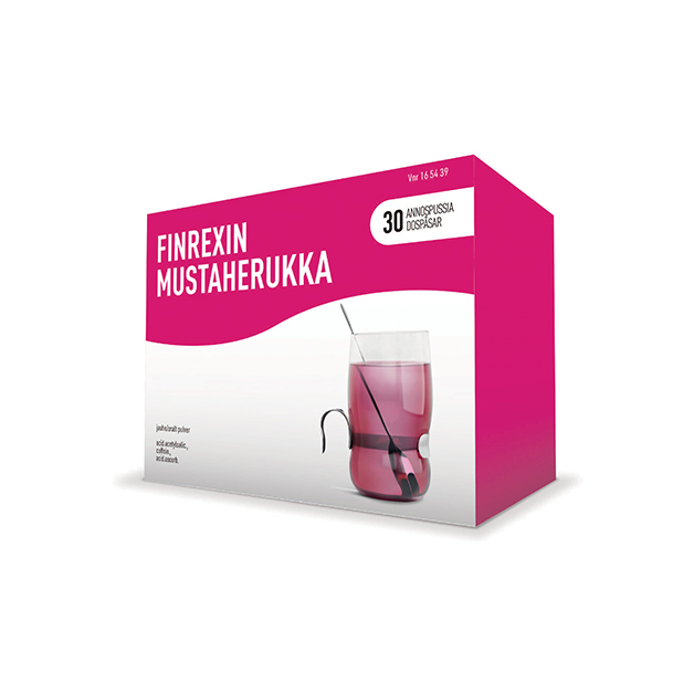 Finrexin Mustaherkukka 30