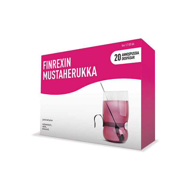 Finrexin Mustaherukka 20